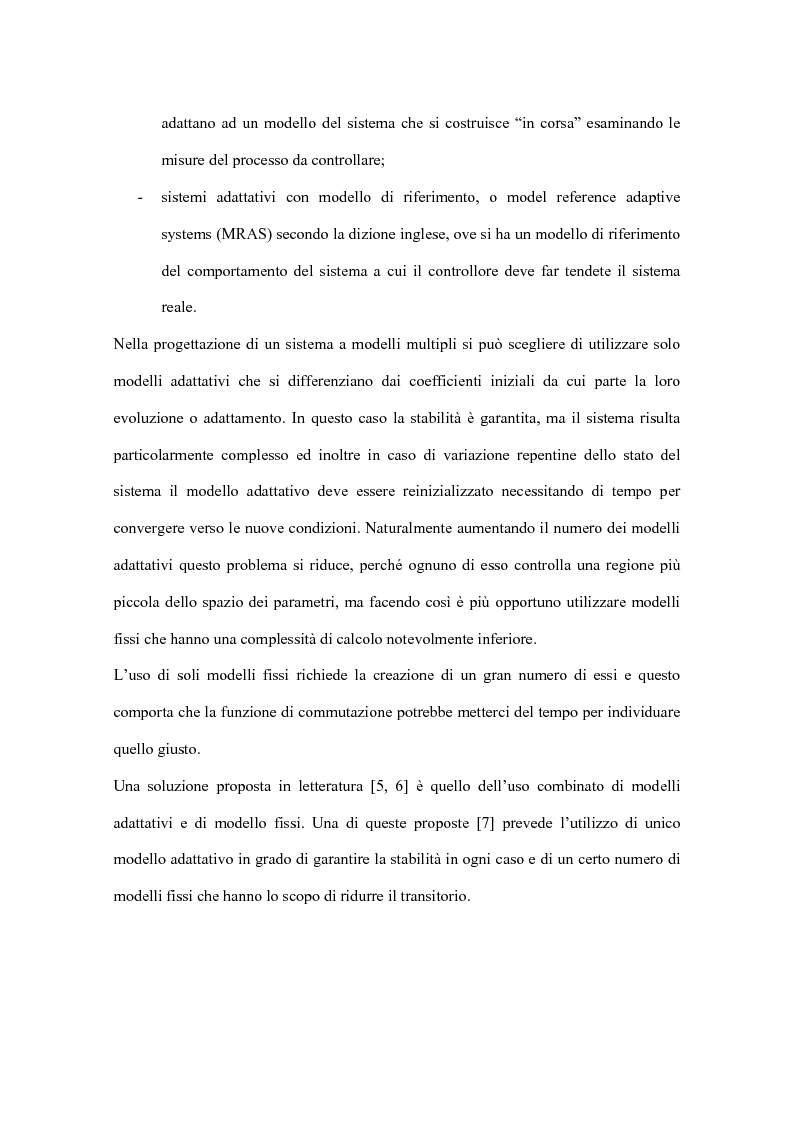 Anteprima della tesi: Controllo a commutazione con retroazione dall'uscita di processi incerti, Pagina 4