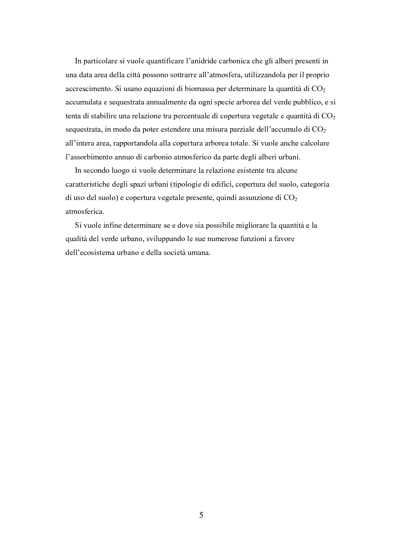 Anteprima della tesi: Analisi delle funzioni della vegetazione urbana. Un caso di studio: il Quartiere Savonarola a Padova, Pagina 5
