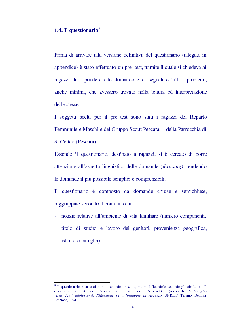 Anteprima della tesi: Orfani per legge: ricerca sui figli di genitori separati a Pescara, Pagina 11