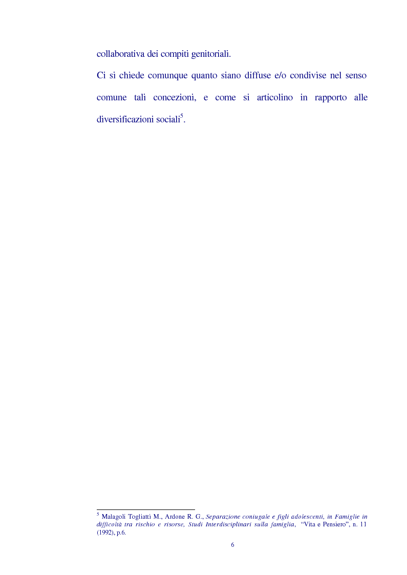 Anteprima della tesi: Orfani per legge: ricerca sui figli di genitori separati a Pescara, Pagina 3