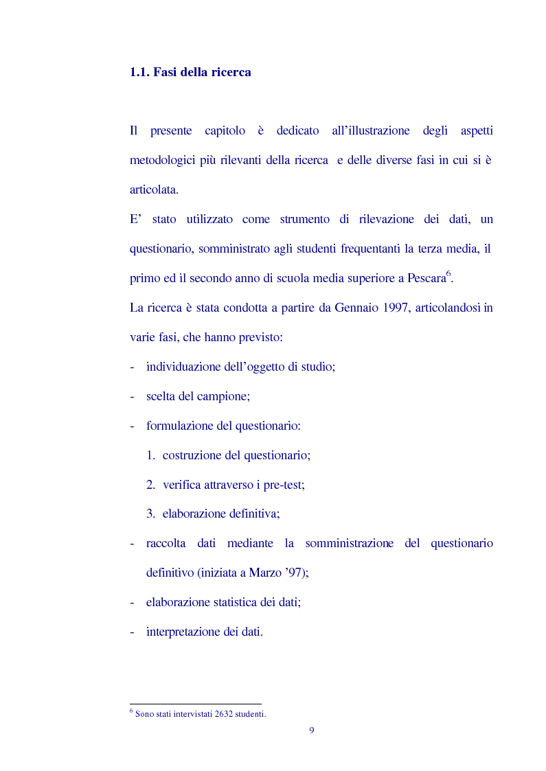 Anteprima della tesi: Orfani per legge: ricerca sui figli di genitori separati a Pescara, Pagina 6