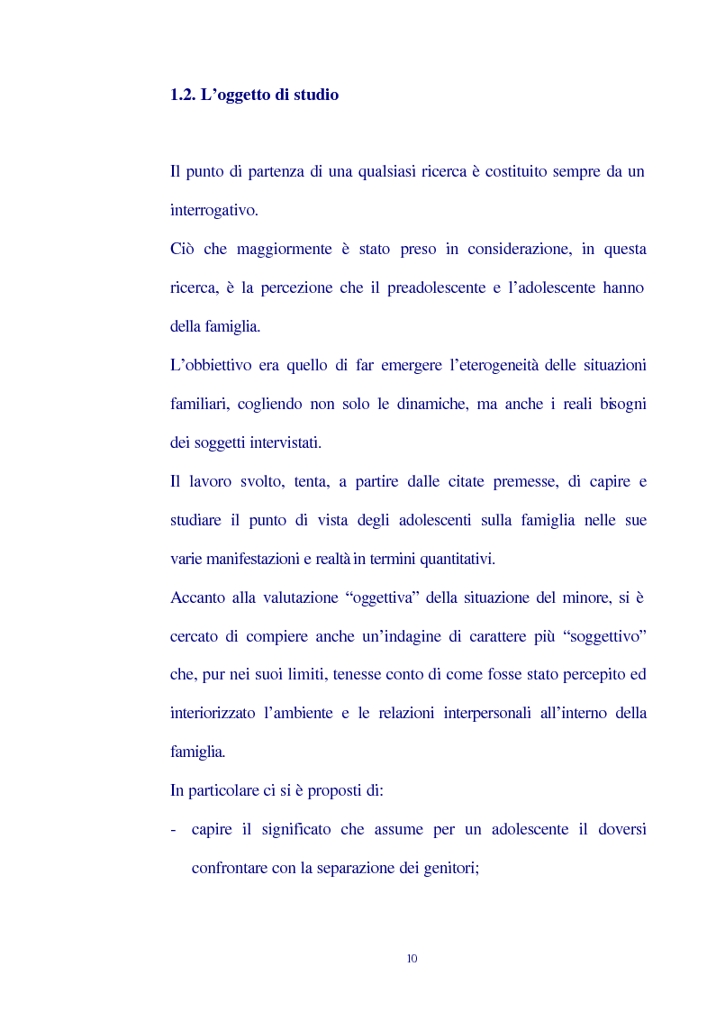 Anteprima della tesi: Orfani per legge: ricerca sui figli di genitori separati a Pescara, Pagina 7