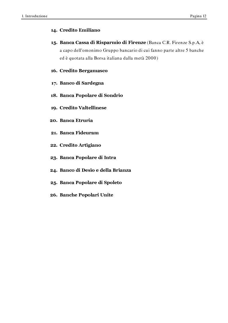 Anteprima della tesi: Corporate Governance e Performance Bancarie, Pagina 7