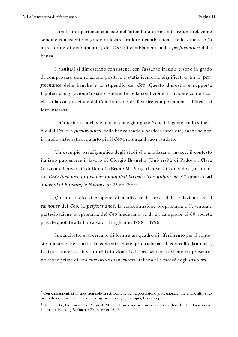 Anteprima della tesi: Corporate Governance e Performance Bancarie, Pagina 9
