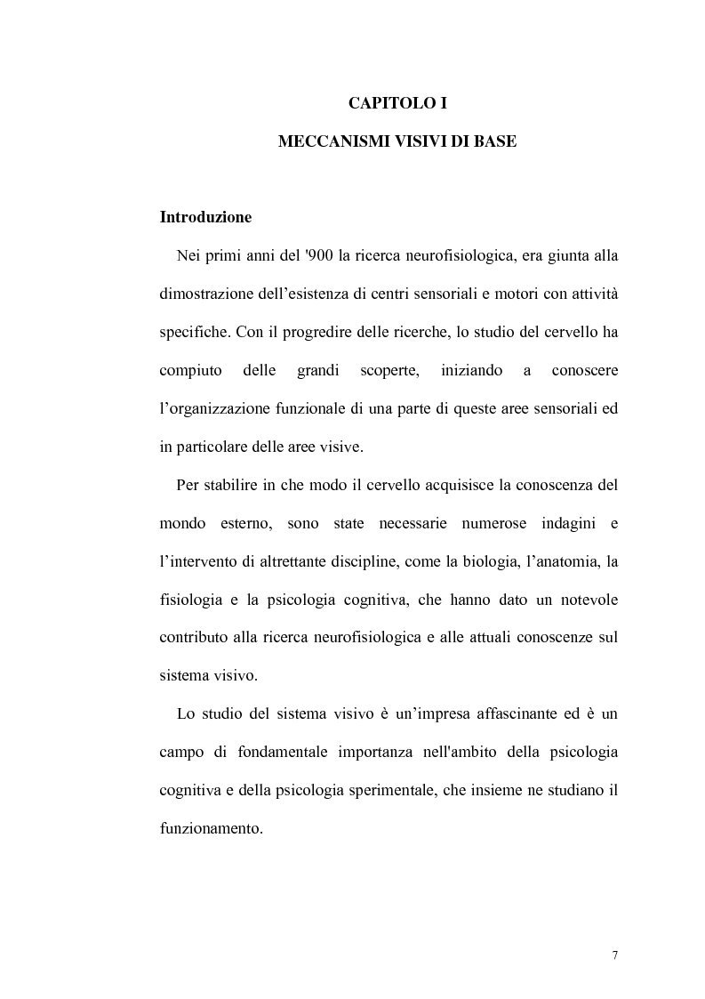 Anteprima della tesi: Ruolo dell'attenzione nella percezione visiva dell'orientamento, Pagina 3