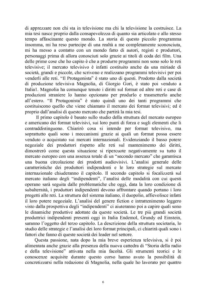 Anteprima della tesi: Le società di produzione televisive, Pagina 2