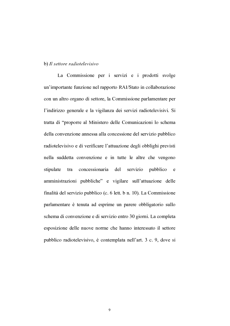 Anteprima della tesi: Le competenze dell'Autorità per le garanzie nelle comunicazioni in materia di accordi di interconnessione, Pagina 7