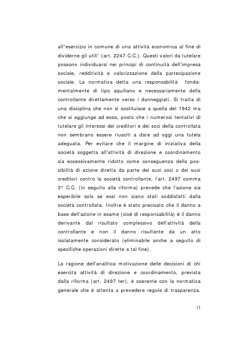 Anteprima della tesi: La direzione unitaria nel settore finanziario nei gruppi di imprese, Pagina 9