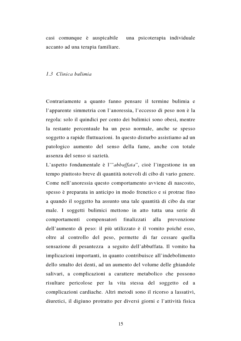 Anteprima della tesi: Pattern di attaccamento e disturbi del comportamento alimentare, Pagina 11