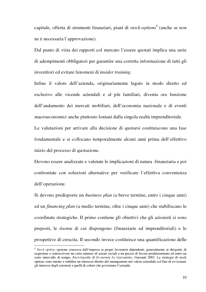 Anteprima della tesi: La Corporate Governance nelle aziende neoquotate - Un'analisi del caso italiano dal 1996 ad oggi, Pagina 7