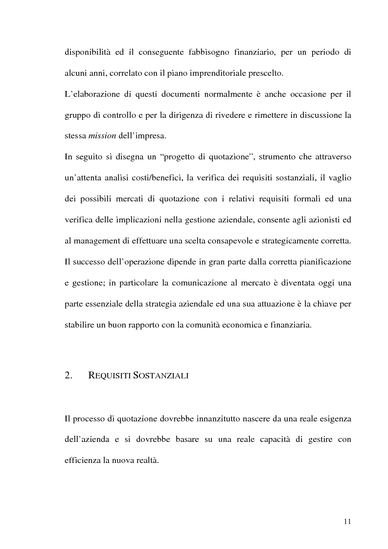 Anteprima della tesi: La Corporate Governance nelle aziende neoquotate - Un'analisi del caso italiano dal 1996 ad oggi, Pagina 8