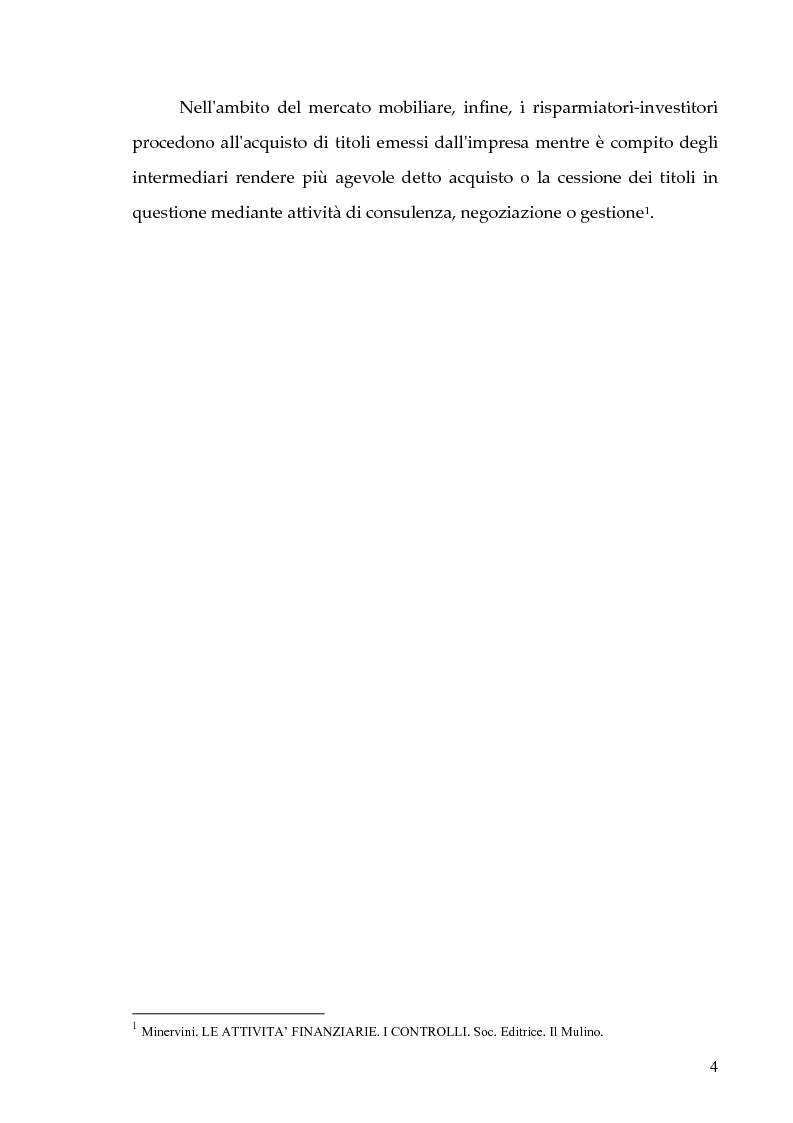 Anteprima della tesi: Il nuovo sistema dei controlli nel sistema finanziario, Pagina 4
