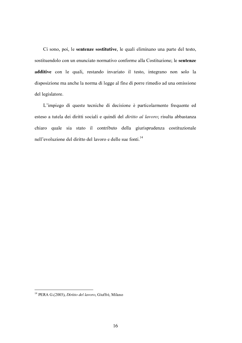 Anteprima della tesi: Il diritto al lavoro: dalla tutela nazionale a quella comunitaria ed internazionale, Pagina 14