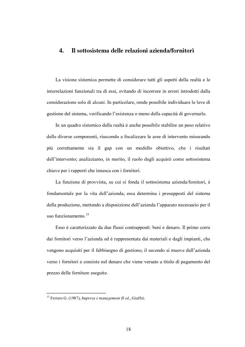 Anteprima della tesi: Le nuove frontiere del vantaggio competitivo nel ''business to business'' : e-procurement supply chain management, Pagina 14