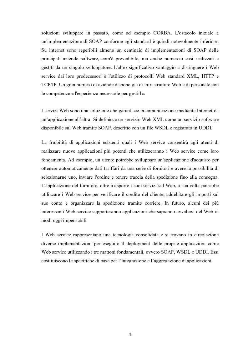 Anteprima della tesi: Progetto e realizzazione di un sistema per il monitoraggio dinamico delle prestazioni in un server replicato basato su Web service, Pagina 2