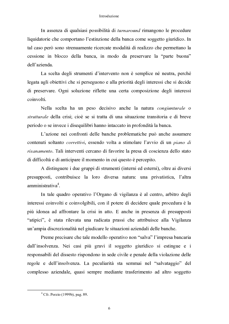 Anteprima della tesi: Le crisi bancarie. Strumenti di analisi, previsione e gestione., Pagina 5