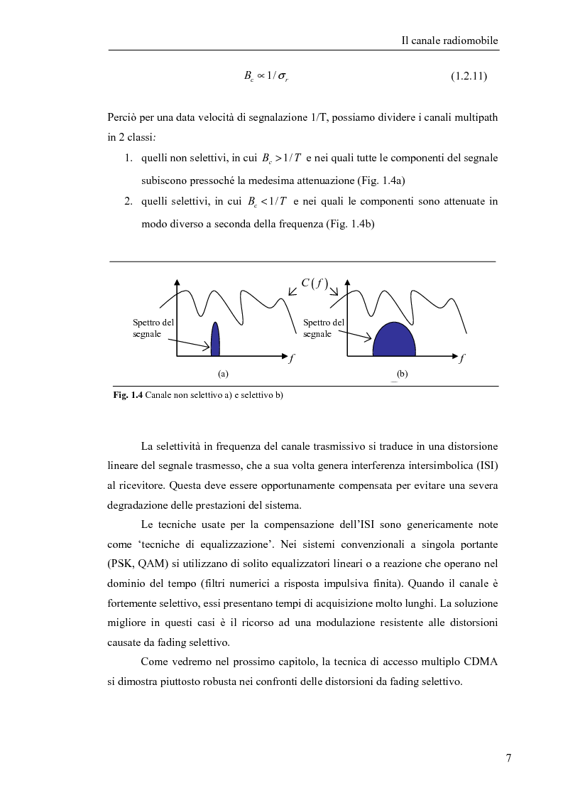 Anteprima della tesi: Stima di frequenza in canali tempo varianti per sistemi W-CDMA con codici lunghi, Pagina 10