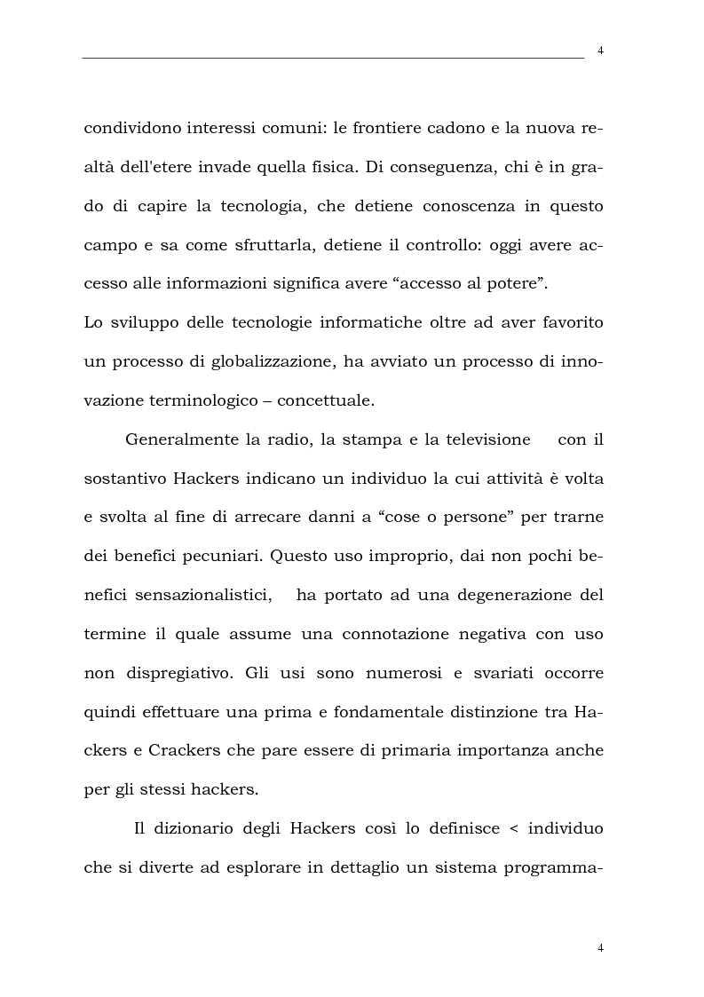 Anteprima della tesi: Aspetti psichiatrico forensi in tema di criminalità informatica, Pagina 2