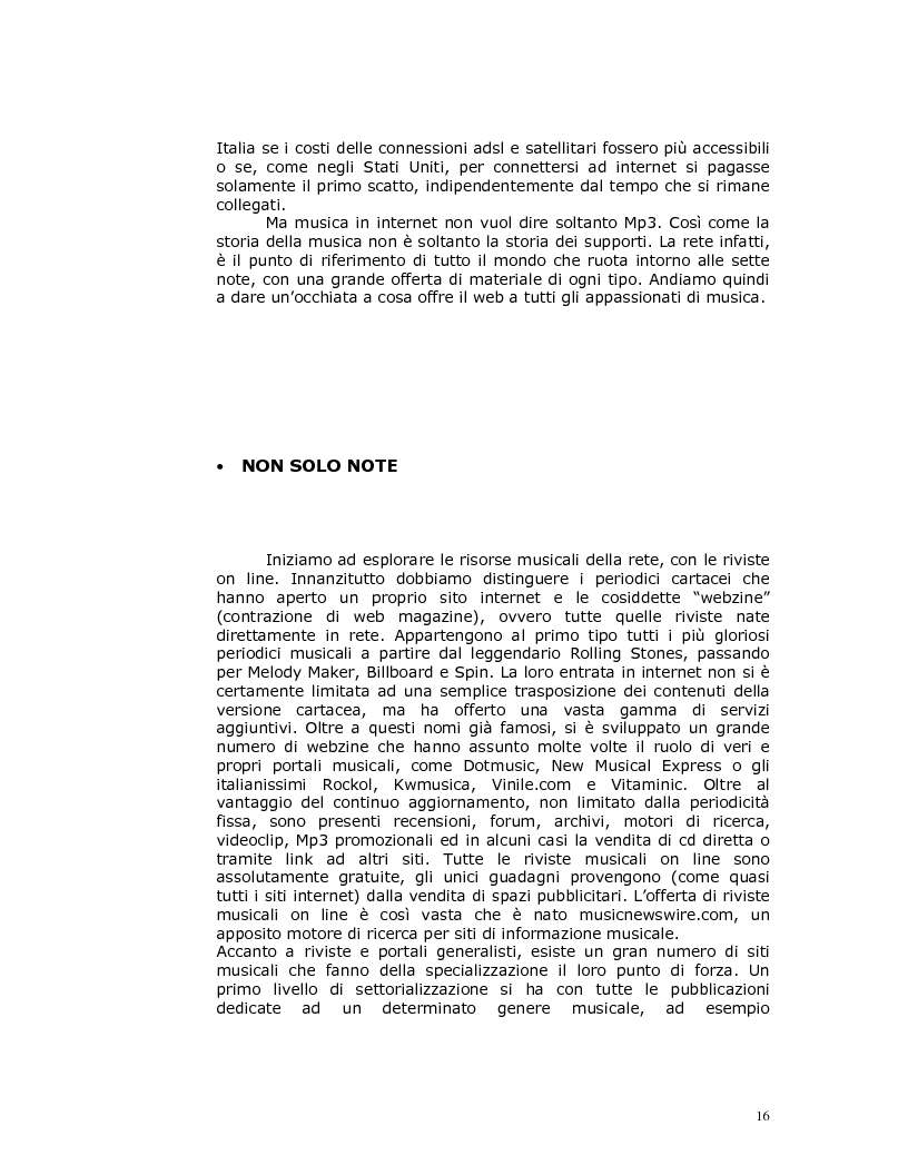 Anteprima della tesi: Note nella rete: Presente e futuro della musica in internet, Pagina 13