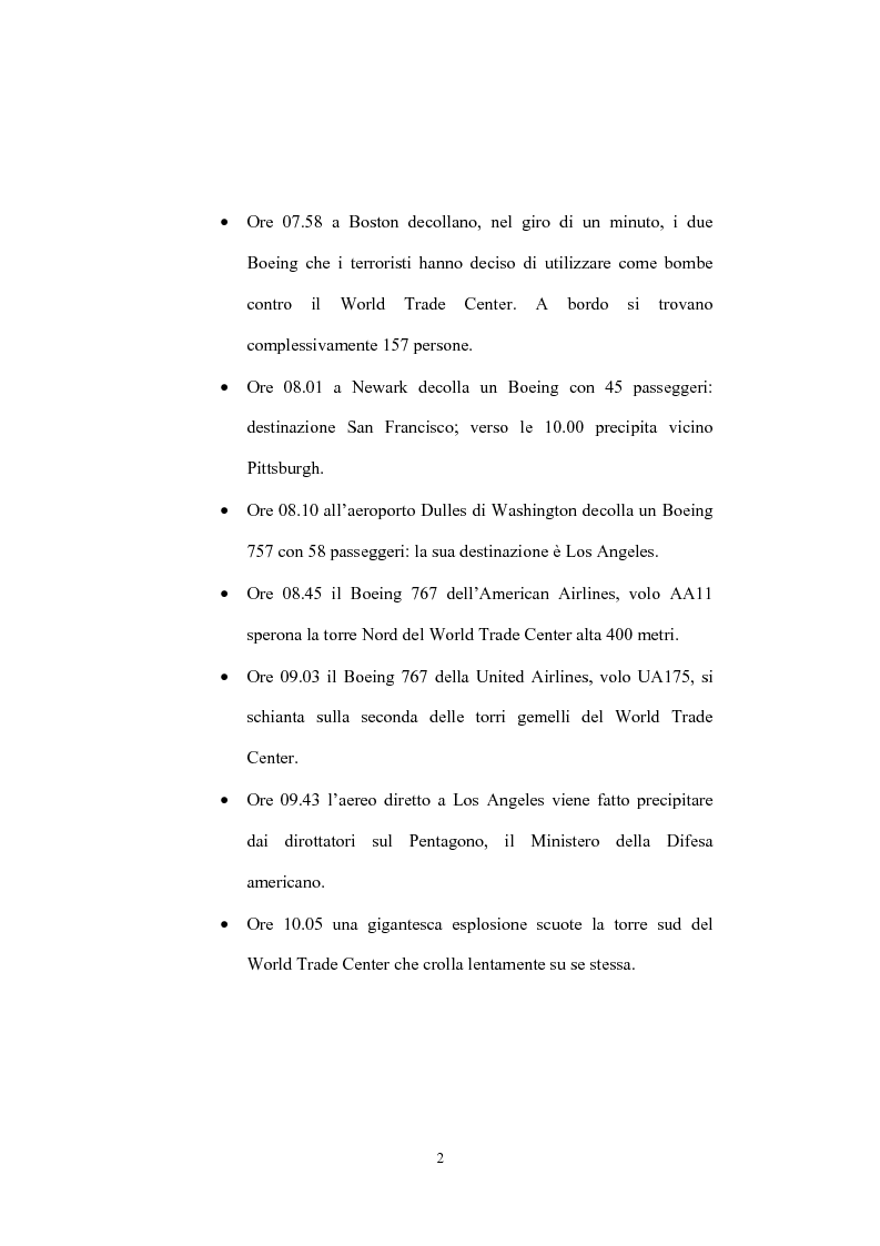 Anteprima della tesi: Globalizzazione del terrorismo e terrorismo della globalizzazione, Pagina 2