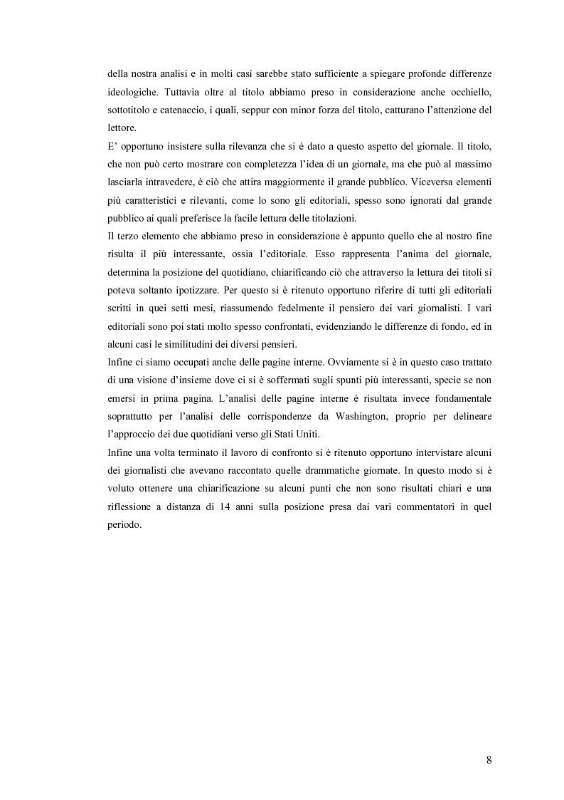 Anteprima della tesi: Politica estera e comunicazione: La prima guerra del golfo secondo ''La Repubblica'' e ''L'Unità'', Pagina 5