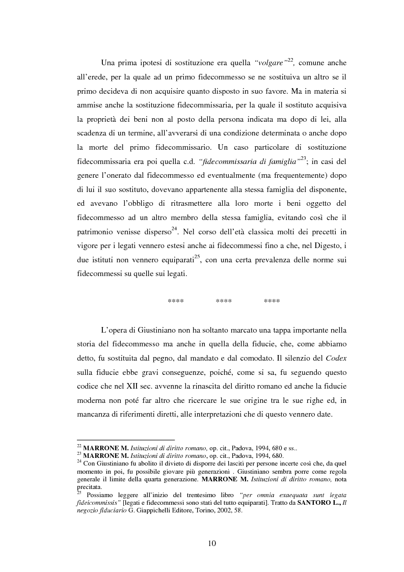 Anteprima della tesi: La Fiducie: un'analisi di diritto comparato, Pagina 10