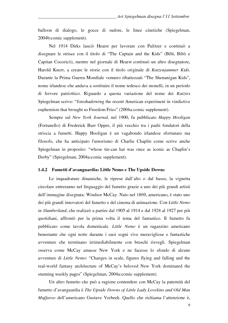 Anteprima della tesi: In the shadow of no towers. Art Spiegelman disegna l'11 Settembre, Pagina 6