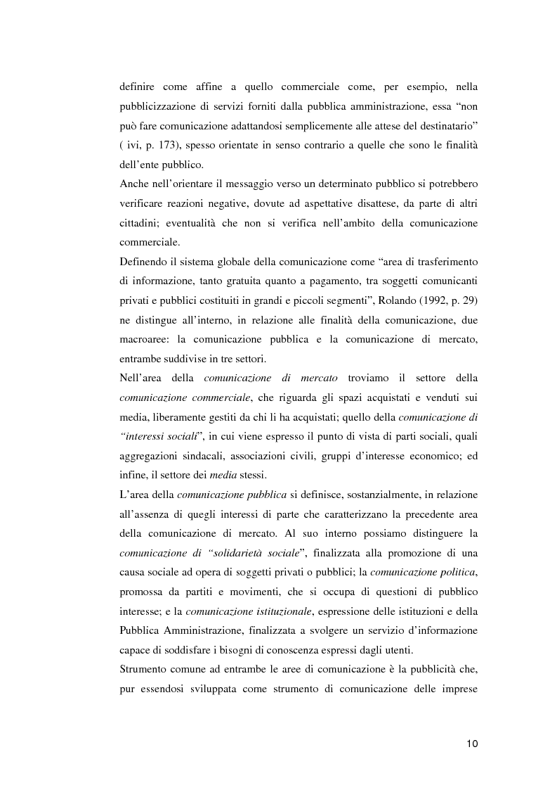 Anteprima della tesi: Le campagne di utilità sociale sulla tossicodipendenza: un contributo di ricerca, Pagina 7