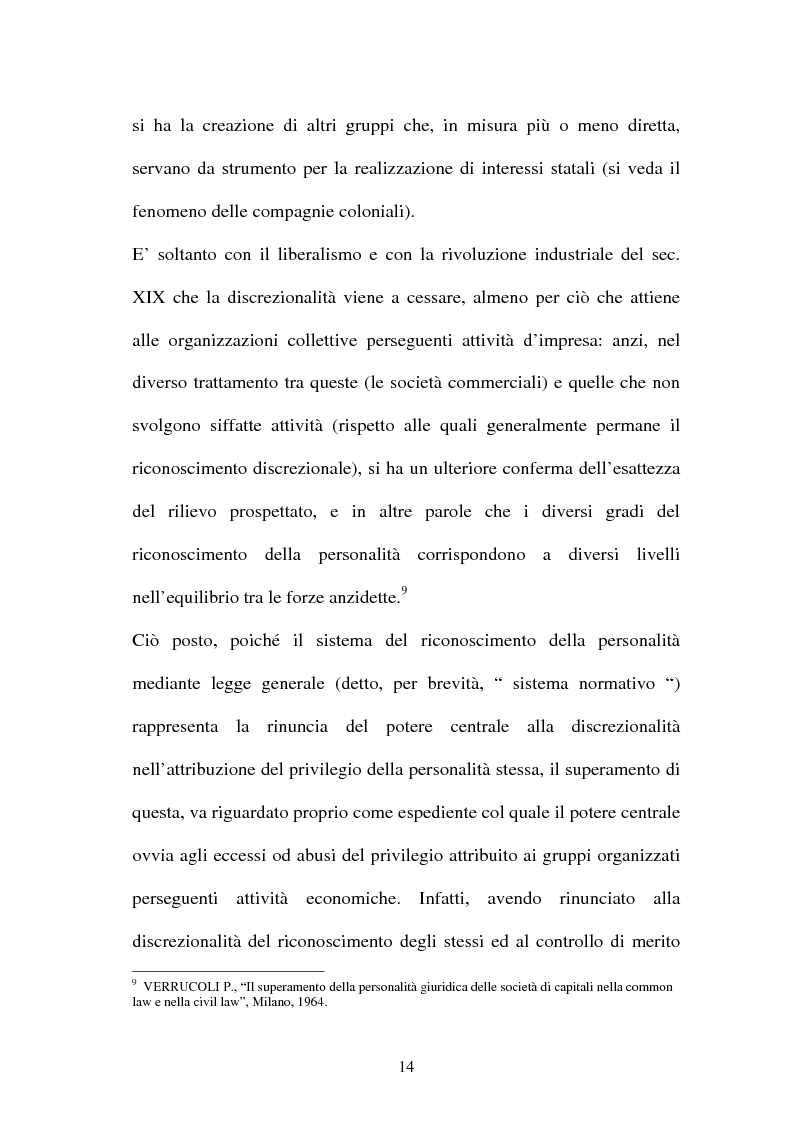 Anteprima della tesi: Personalità e soggettività giuridica. Un caso specifico: ''Le Anstalten''., Pagina 14