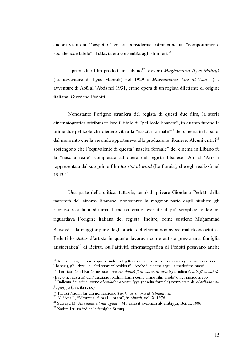 Anteprima della tesi: Cinema: specchio della società. La guerra civile nei film libanesi, Pagina 12