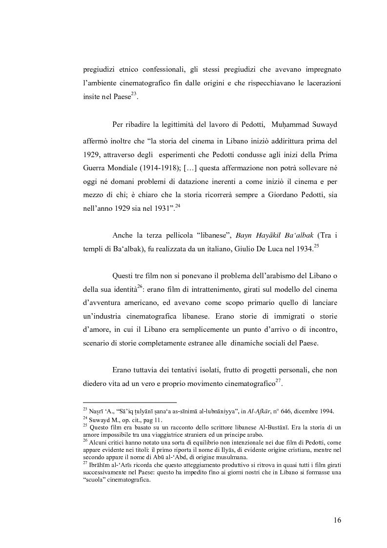 Anteprima della tesi: Cinema: specchio della società. La guerra civile nei film libanesi, Pagina 13