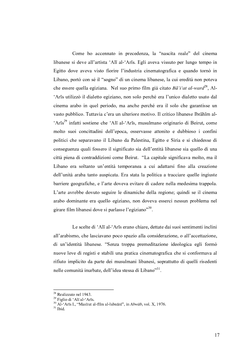 Anteprima della tesi: Cinema: specchio della società. La guerra civile nei film libanesi, Pagina 14
