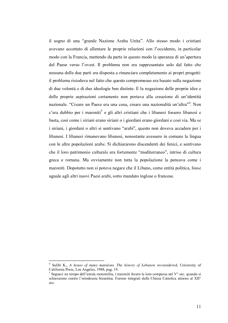 Anteprima della tesi: Cinema: specchio della società. La guerra civile nei film libanesi, Pagina 8