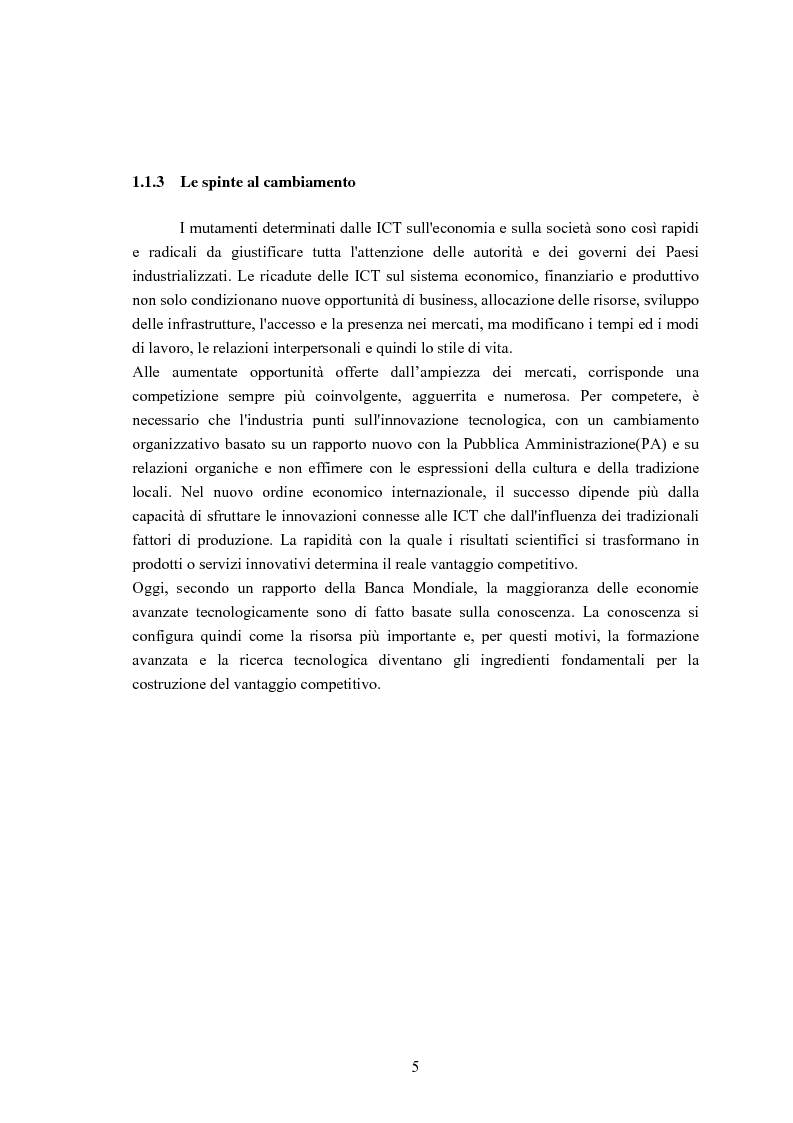Anteprima della tesi: Sviluppo di un'Infrastuttura di e-Government per l'Erogazione di Servizi Web, Pagina 5