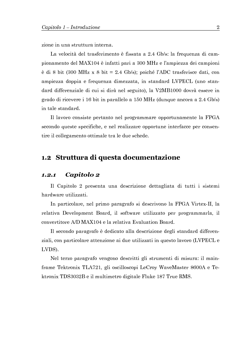 Anteprima della tesi: Trasferimento dati a 2.4 Gb/s in standard differenziale, Pagina 4