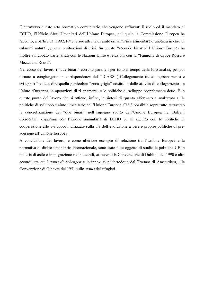 Anteprima della tesi: Diritto Umanitario Internazionale e Unione Europea, Pagina 3