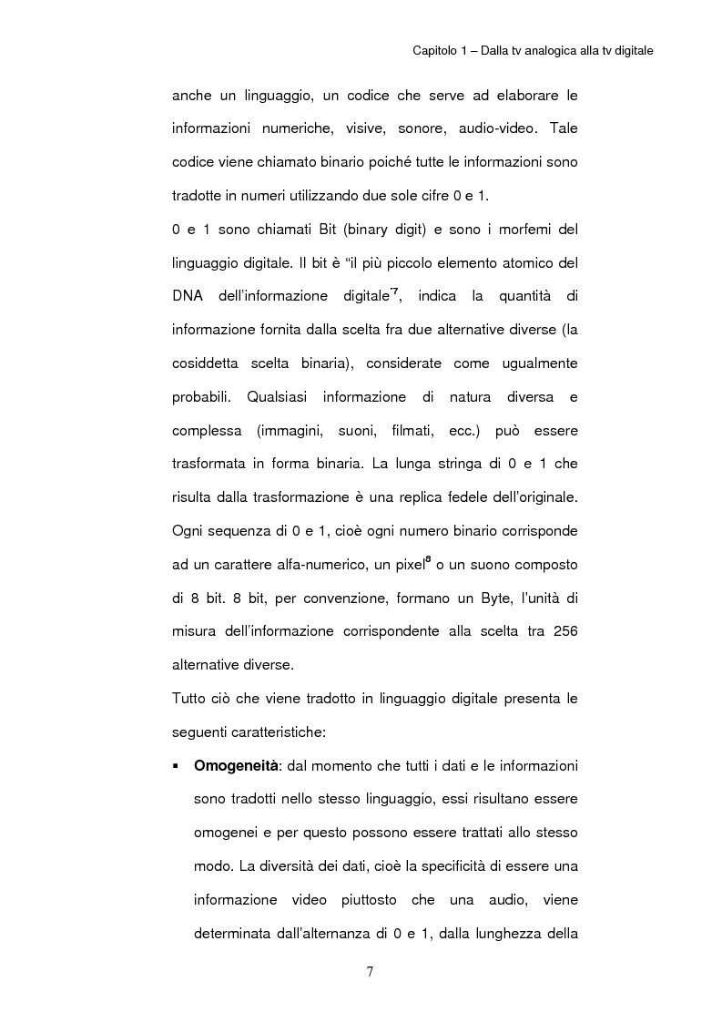 Anteprima della tesi: TV digitale terrestre: strategie di promozione. Il caso Mediaset., Pagina 11