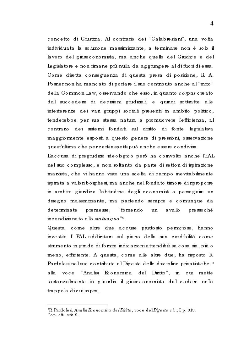 Anteprima della tesi: Analisi economica dell'espropriazione, Pagina 4