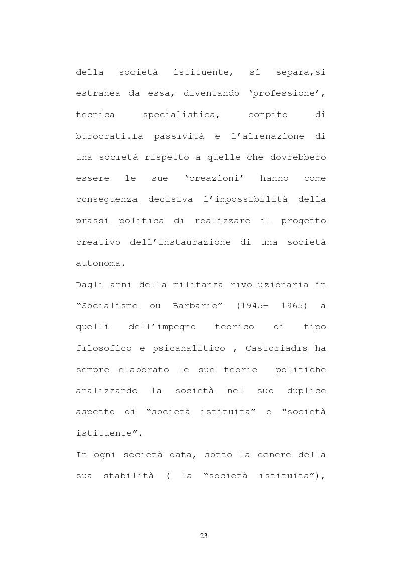 Anteprima della tesi: L'evoluzione del pensiero politico di Cornelius Castoriadis, Pagina 15