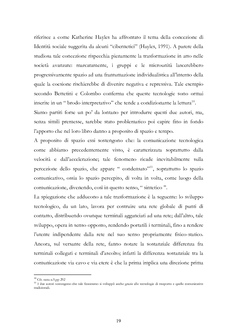 Anteprima della tesi: I New Media I Giovani e la Democrazia, Pagina 15