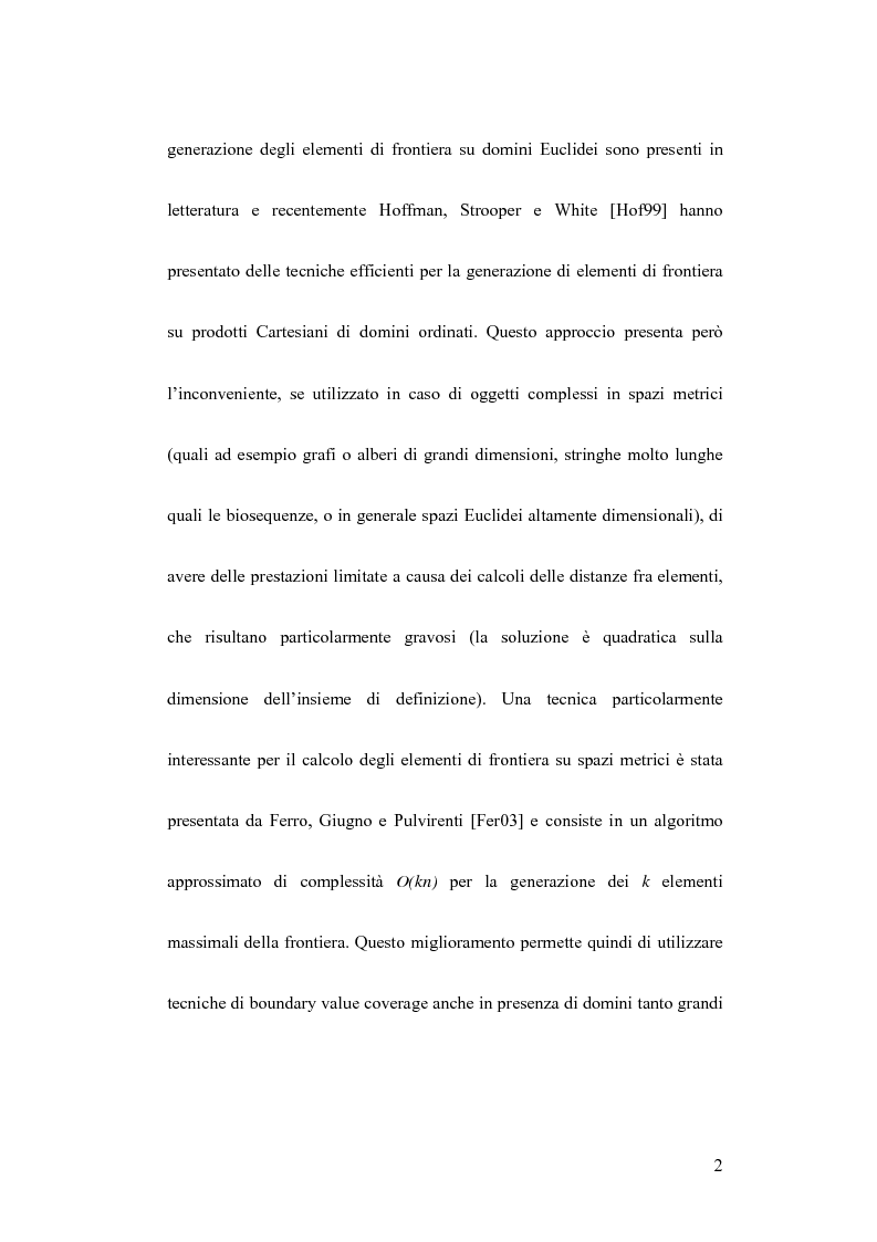 Anteprima della tesi: Boundary Values Software Testing per dati appartenenti ad uno Spazio Metrico, Pagina 2