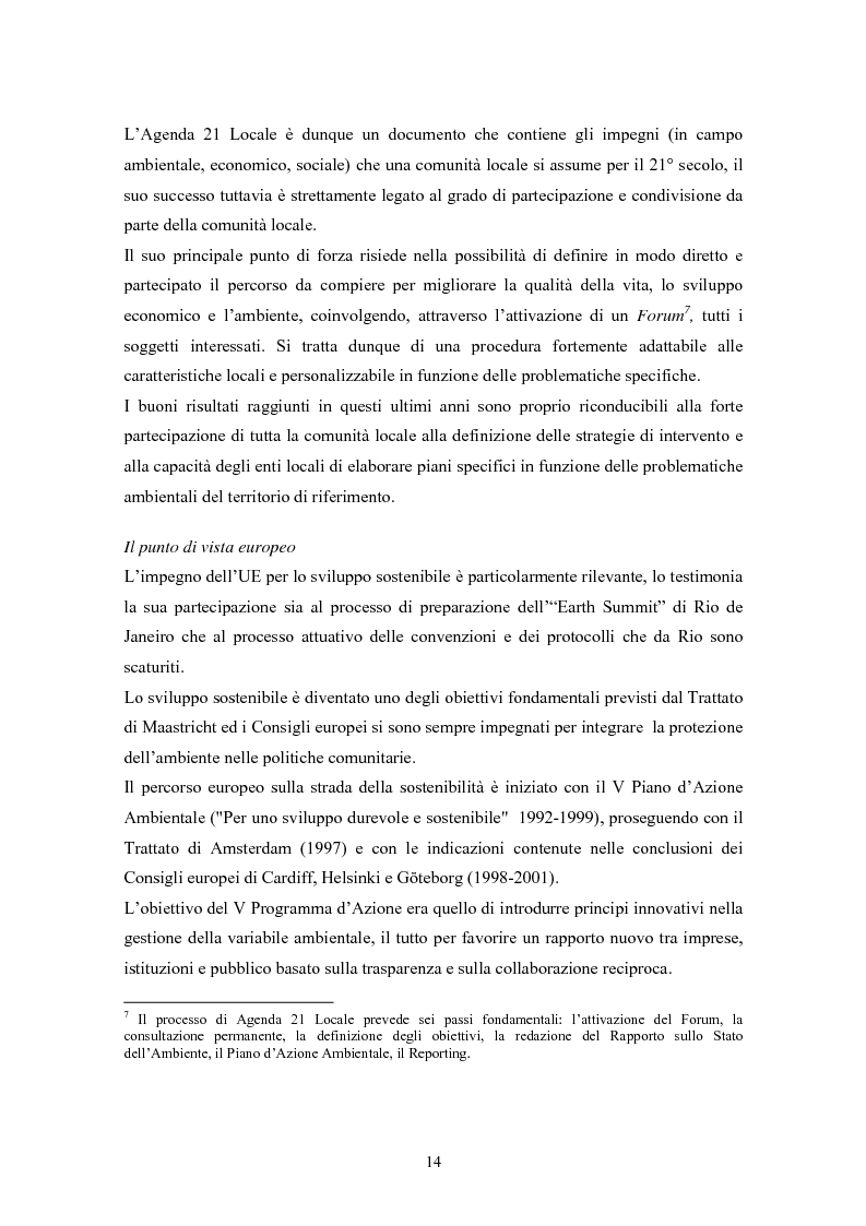 Anteprima della tesi: Rating ambientale di credito. Nuovi strumenti per misurare il rischio ambientale d'impresa nelle istruttorie di fido alla luce del Nuovo accordo di Basilea, Pagina 12