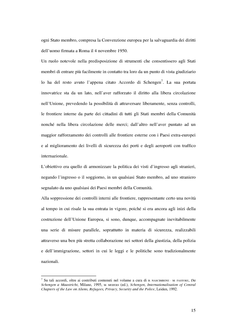 Anteprima della tesi: Il mandato di arresto europeo, Pagina 10