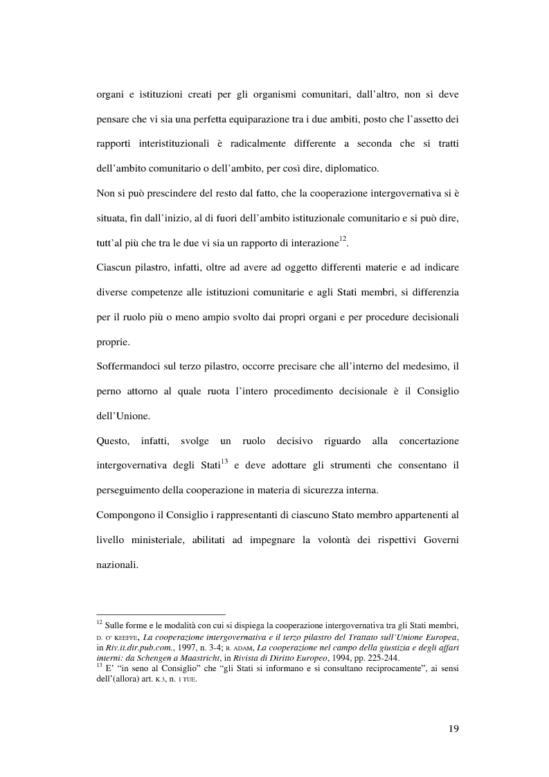 Anteprima della tesi: Il mandato di arresto europeo, Pagina 14