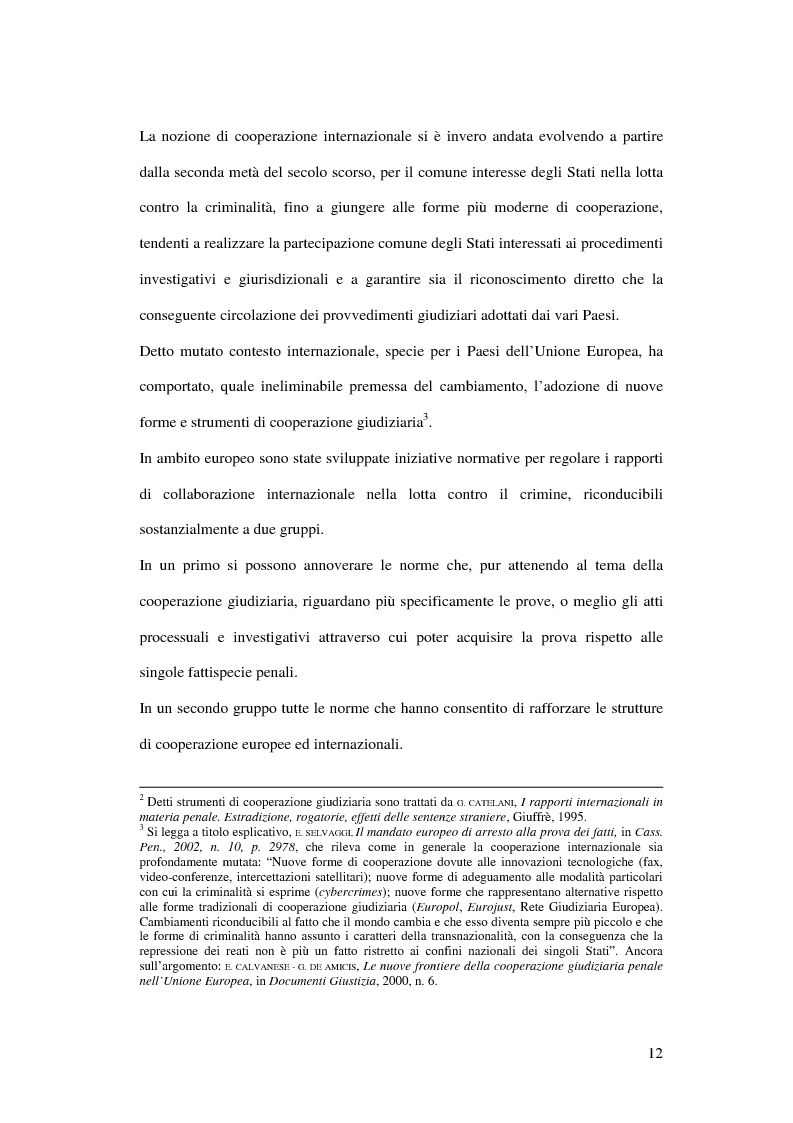 Anteprima della tesi: Il mandato di arresto europeo, Pagina 7