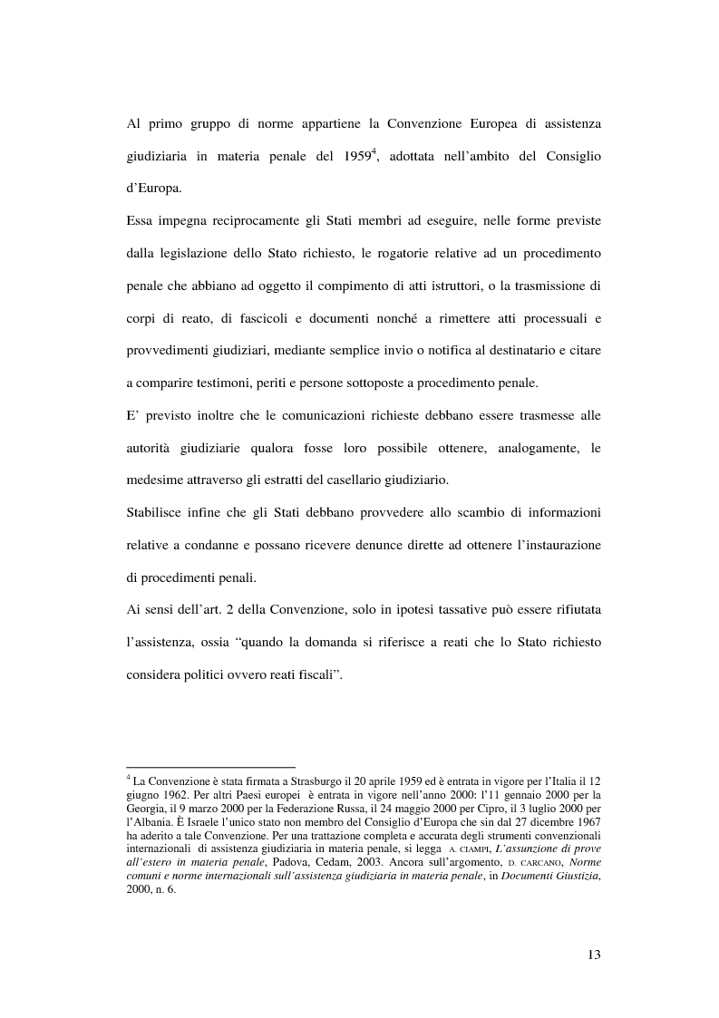 Anteprima della tesi: Il mandato di arresto europeo, Pagina 8