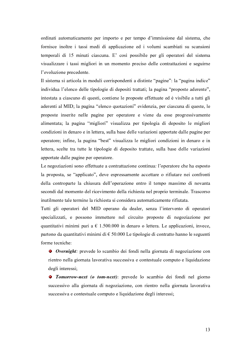 Anteprima della tesi: Modelli matematici per la gestione della liquidità di breve periodo nelle aziende di credito, Pagina 13
