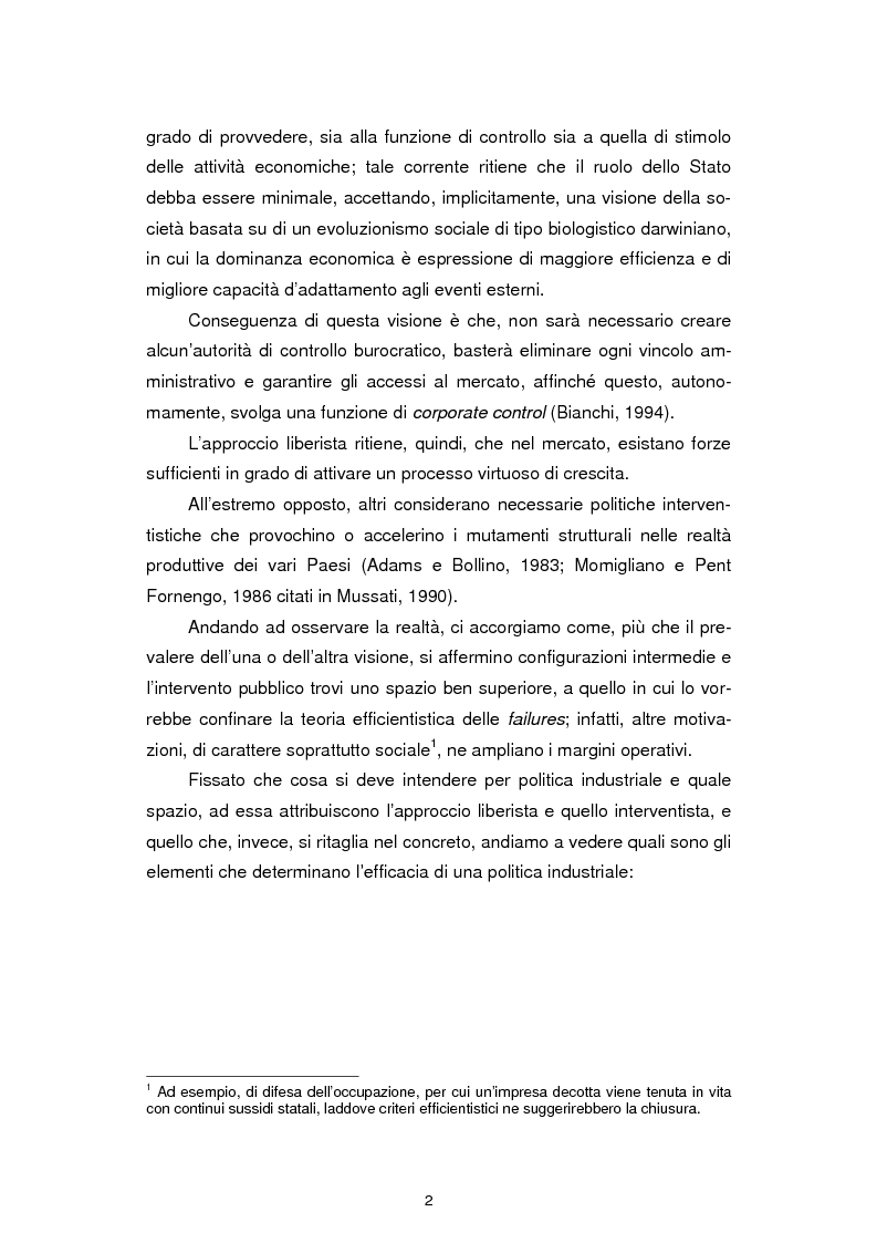 Anteprima della tesi: La politica strutturale nel Mezzogiorno: un'analisi critica, Pagina 10