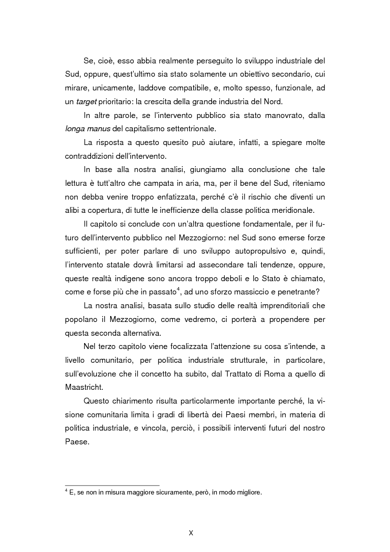 Anteprima della tesi: La politica strutturale nel Mezzogiorno: un'analisi critica, Pagina 5