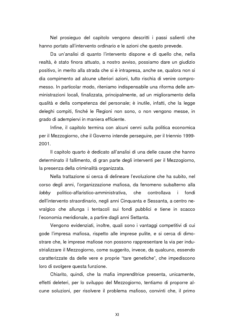 Anteprima della tesi: La politica strutturale nel Mezzogiorno: un'analisi critica, Pagina 6